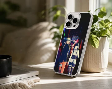 Anime N802 Hero design with characters on phone case — Lifestyle