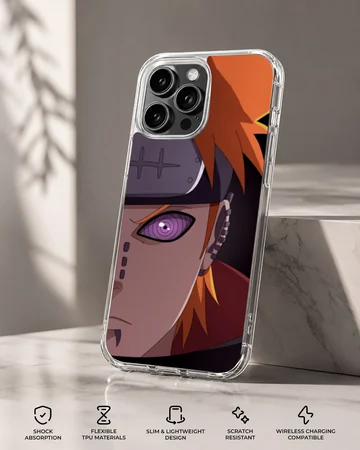 Dynamic anime hero illustration on phone case — Specs