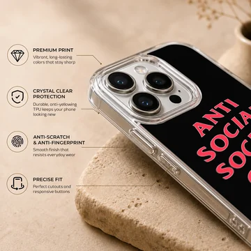 Anti Social Social Club design on phone case — Info