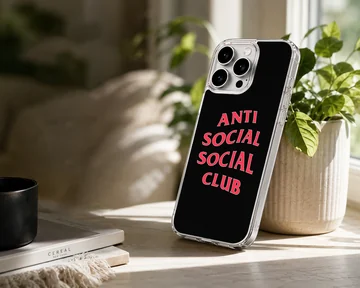 Anti Social Social Club design on phone case — Lifestyle