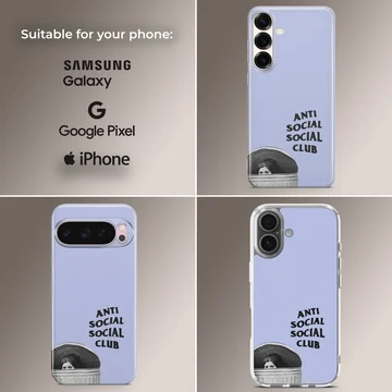 Anti Social Social Club design on phone case — Collage