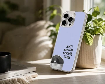 Anti Social Social Club design on phone case — Lifestyle