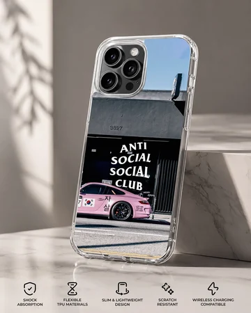 Anti Social Social Club design on a phone case — Specs