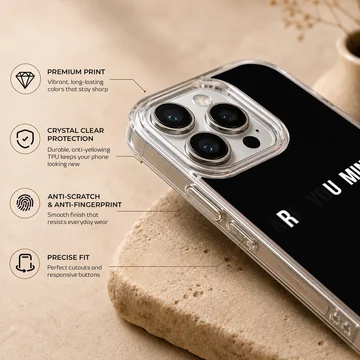 Arctic Monkeys inspired bold text phone case — Info