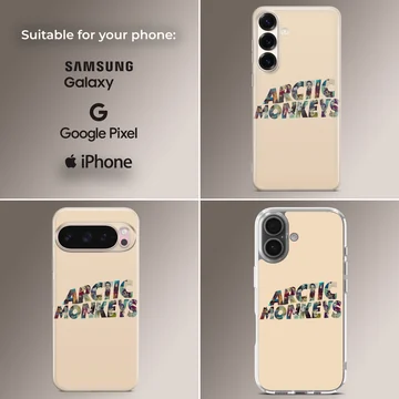 Arctic Monkeys bold typography design phone case — Collage