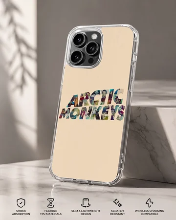 Arctic Monkeys bold typography design phone case — Specs