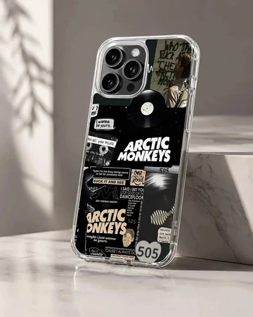 Arctic Monkeys collage art phone case design