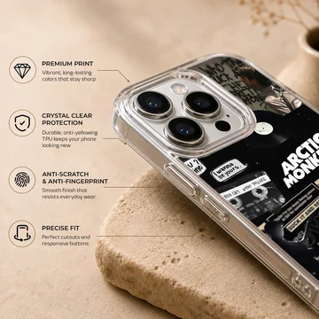 Arctic Monkeys collage art phone case design — Info
