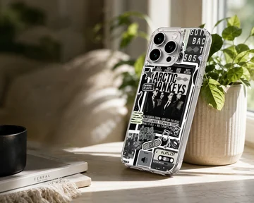 Arctic Monkeys collage design on phone case — Lifestyle