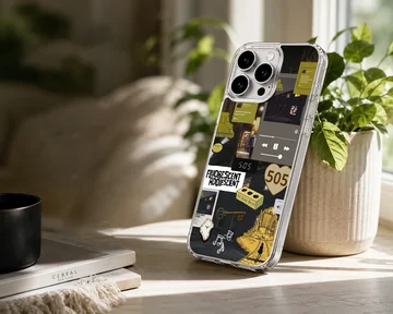 Arctic Monkeys themed digital illustration phone case — Lifestyle