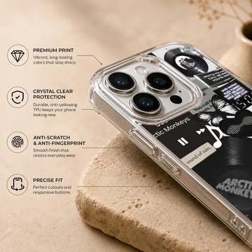 Arctic Monkeys collage design on phone case — Info