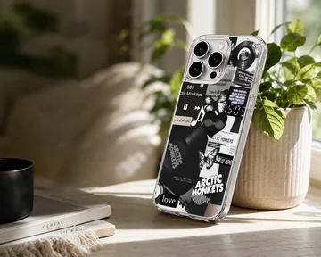 Arctic Monkeys collage design on phone case — Lifestyle