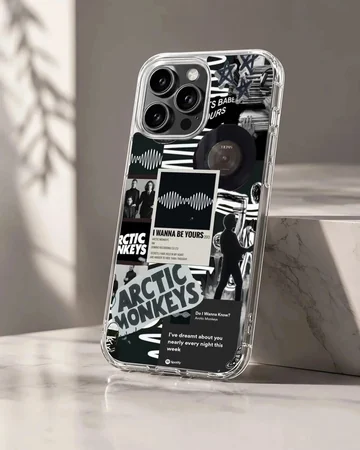 Arctic Monkeys collage artwork phone case