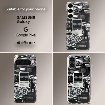 Arctic Monkeys collage artwork phone case — Collage
