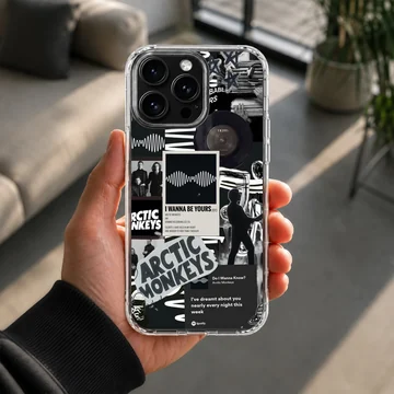 Arctic Monkeys collage artwork phone case — Lifestyle