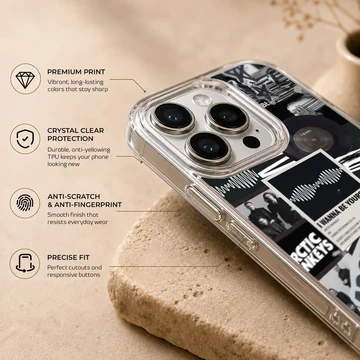 Arctic Monkeys collage artwork phone case — Info