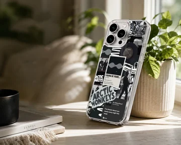 Arctic Monkeys collage artwork phone case — Lifestyle