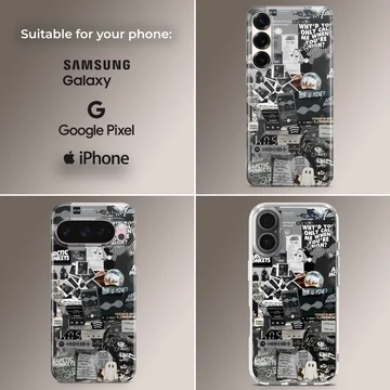 Arctic Monkeys collage design on phone case — Collage