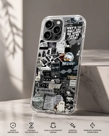 Arctic Monkeys collage design on phone case — Specs