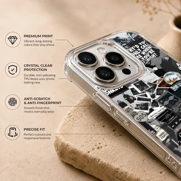 Arctic Monkeys collage design on phone case — Info