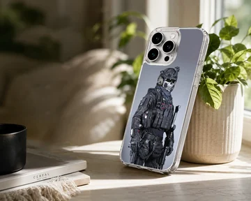 Army-themed tactical soldier phone case — Lifestyle