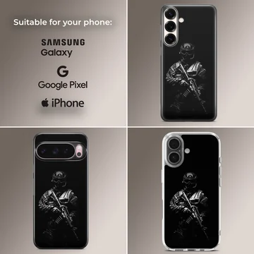 SWAT army themed artwork on phone case — Collage