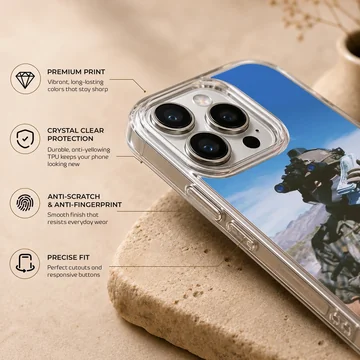 Army themed phone case with tactical design — Info