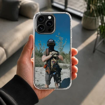 Army-themed photo on TPU phone case — Lifestyle