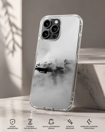 Dynamic army soldier black and white phone case — Specs
