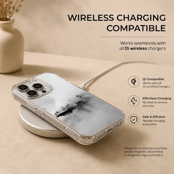 Dynamic army soldier black and white phone case — Charging