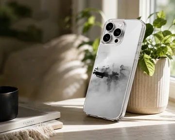 Dynamic army soldier black and white phone case — Lifestyle