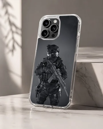 Dynamic army tactical operator design on a phone case — Hero