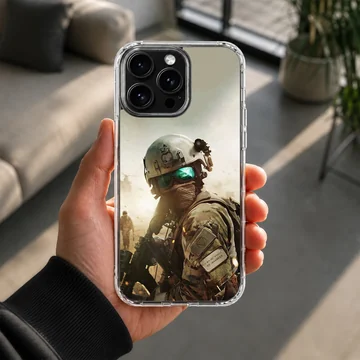 Army-themed phone case featuring a heroic soldier design — Lifestyle
