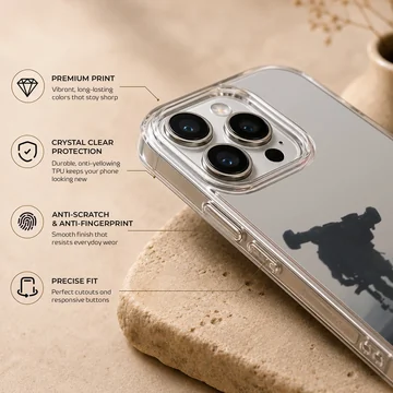 Photographic army silhouette on phone case — Info