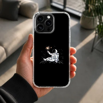 Astronaut exploring starry space - phone case — Lifestyle