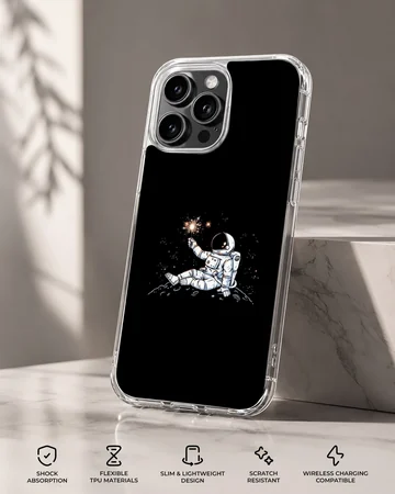 Astronaut exploring starry space - phone case — Specs