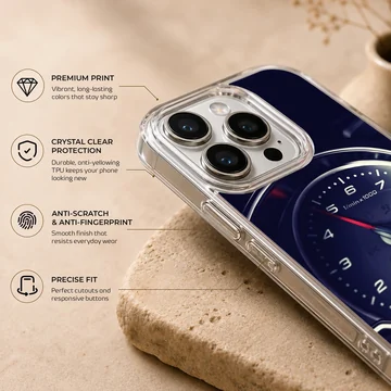 Audi RS speedometer design on a phone case — Info