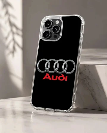 Audi logo with sleek design phone case