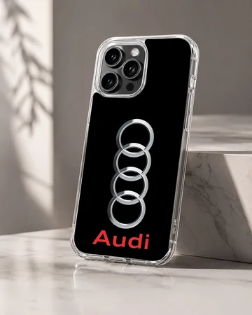 Audi phone case with iconic rings design — Hero