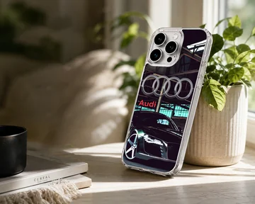 Audi inspired motor sports design on phone case — Lifestyle