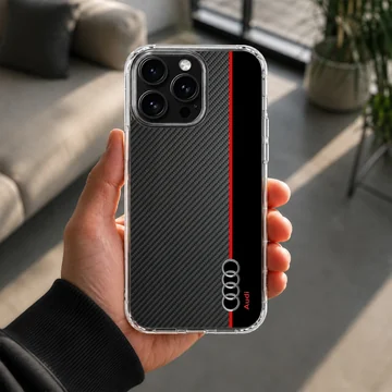 Audi design with racing stripe phone case — Lifestyle