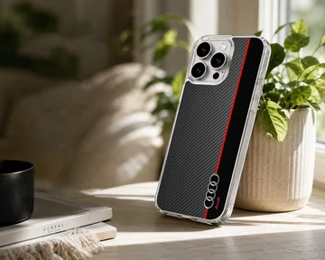Audi design with racing stripe phone case — Lifestyle