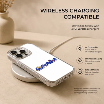 Australian flag design with bold typography on a phone case — Charging
