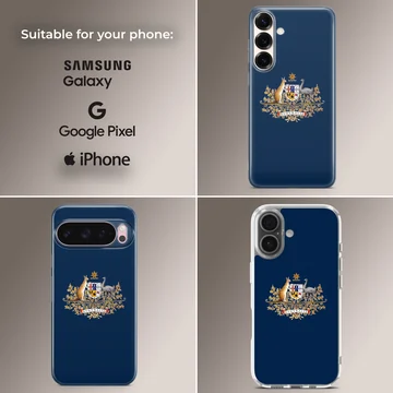 Australian flag design on phone case — Collage