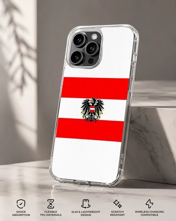 Austria flag design on a phone case — Specs