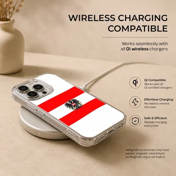 Austria flag design on a phone case — Charging