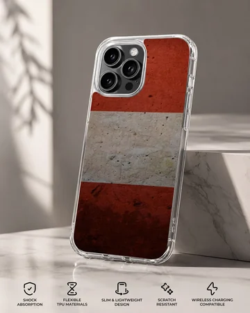 Austria flag design on a phone case — Specs