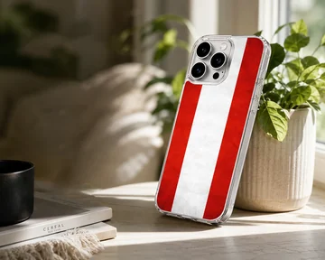 Austria flag design on a phone case, showcasing national pride. — Lifestyle