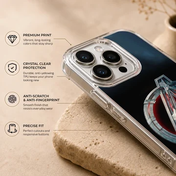 Epic Avengers logo design on a phone case. — Info
