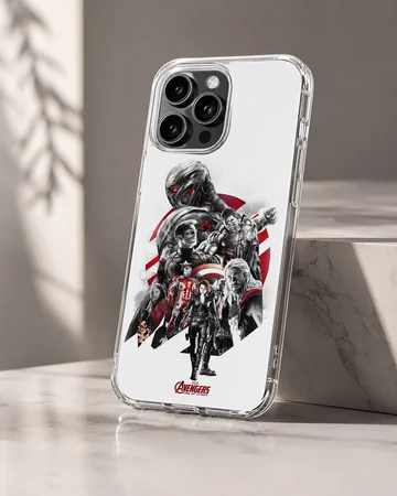 Dynamic Avengers Assemble artwork on phone case — Hero